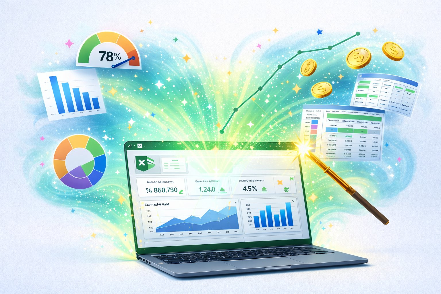 Automação de planilhas e relatórios